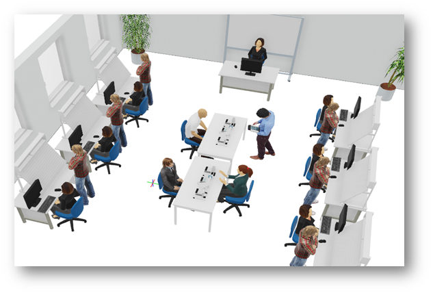 Layout 3 laboratori didattici - Next Generation Lab 3